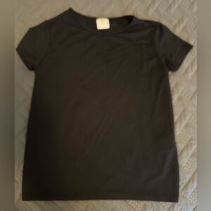 Zara girls 13-14 Classic Black Short-Sleeve Tee